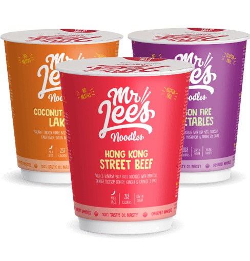 Gourmet travel-sized cup noodles from Mr Lee's | WTCE Hub