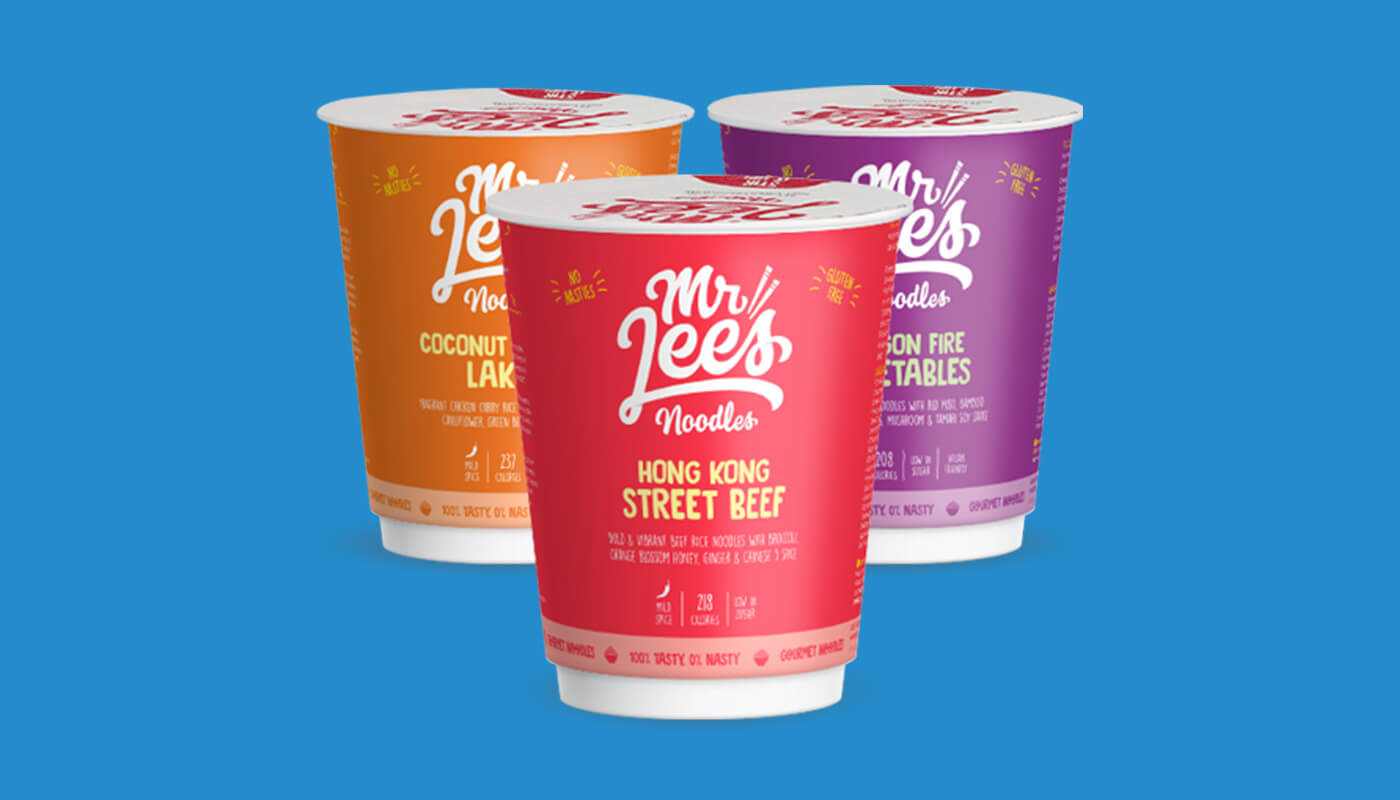 Gourmet travel-sized cup noodles from Mr Lee's | WTCE Hub