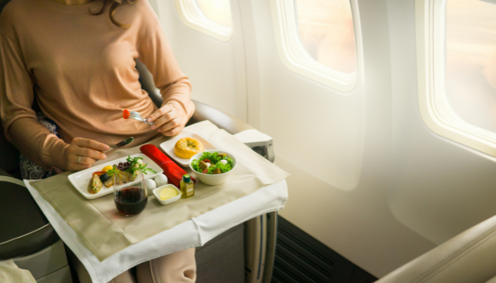 Airline Onboard Plant-Based Healthy Meal Option