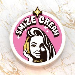 smize cream logo pink circle