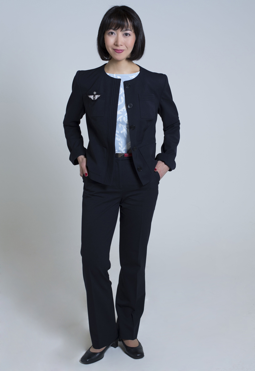 women in air france lacroix uniform