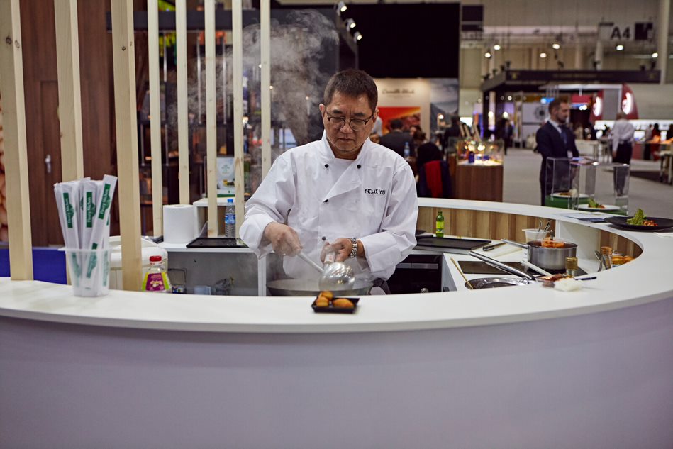 chef at taste of travel worktop