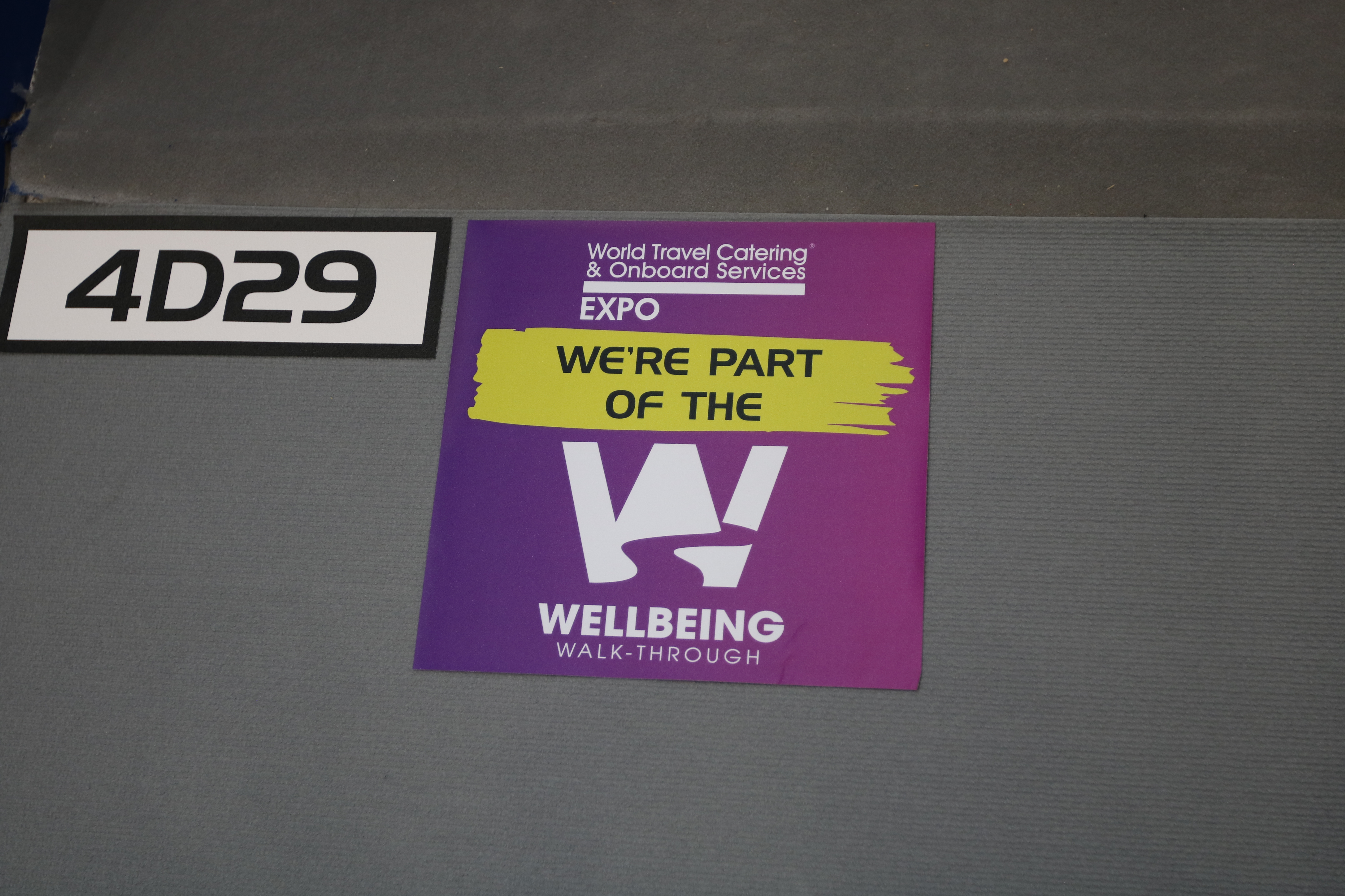 wellbeing walk-through wtce branded floor tile