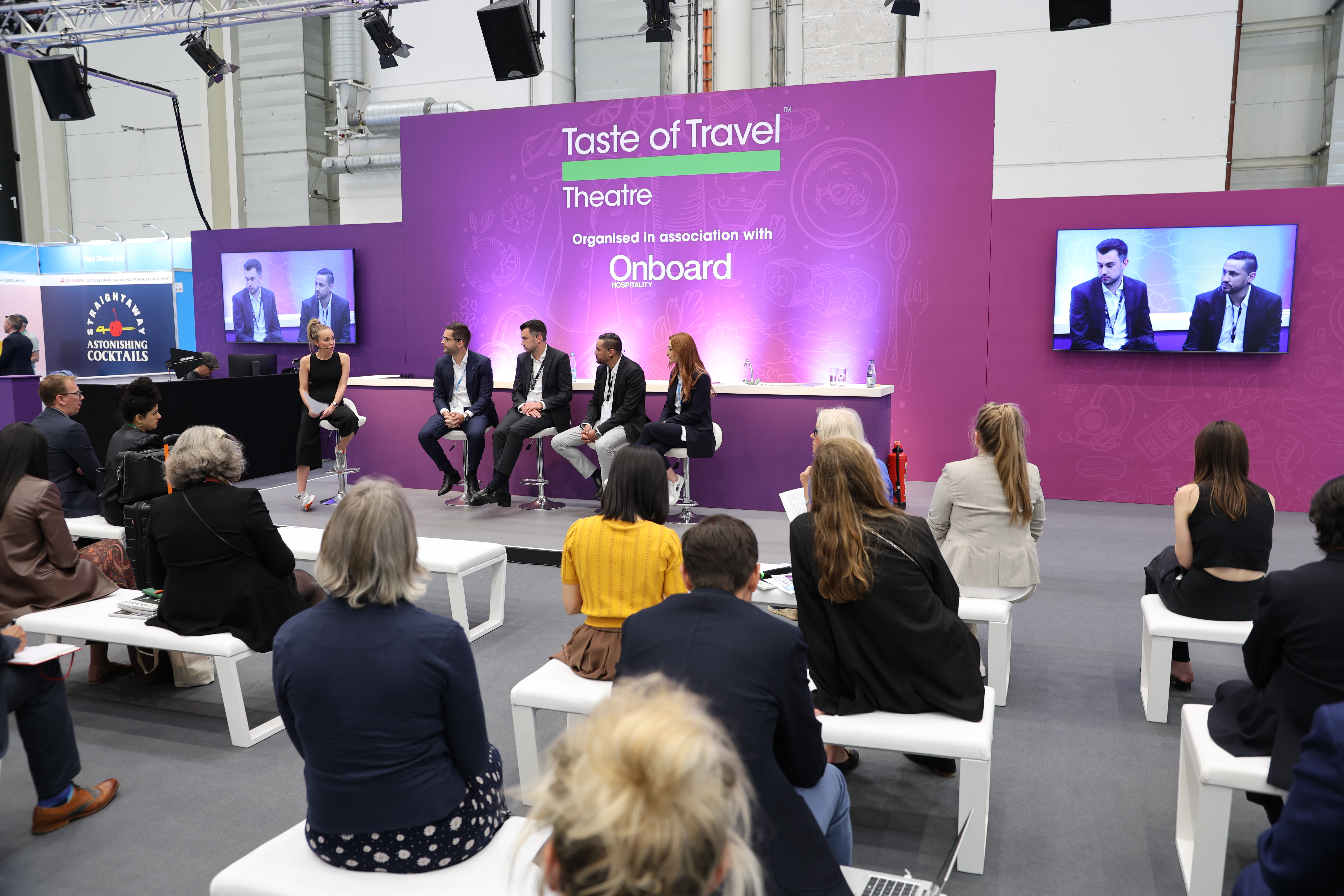 seated taste of travel theatre audience at wtce