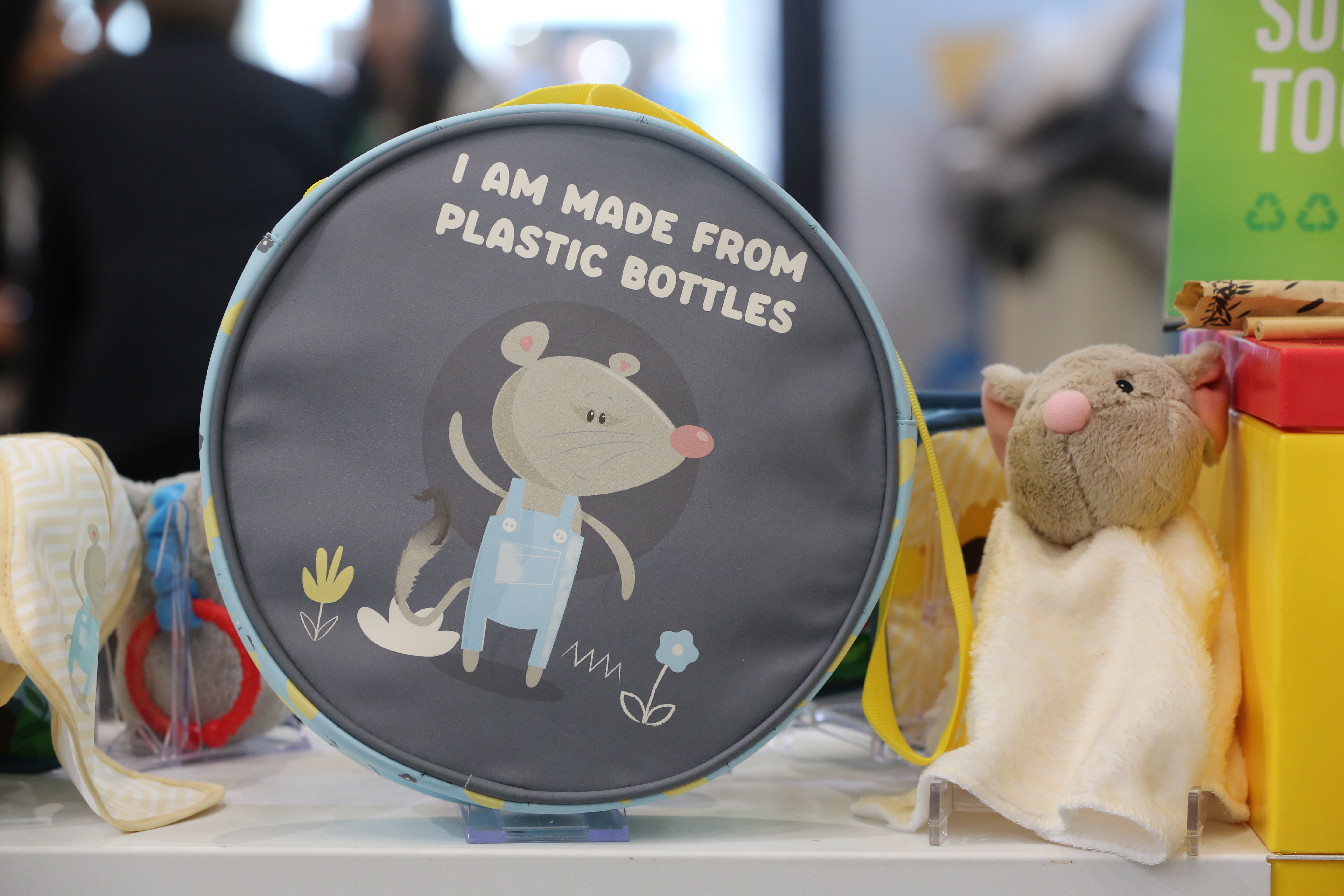 i'm made of plastic bottles children's mouse with mouse